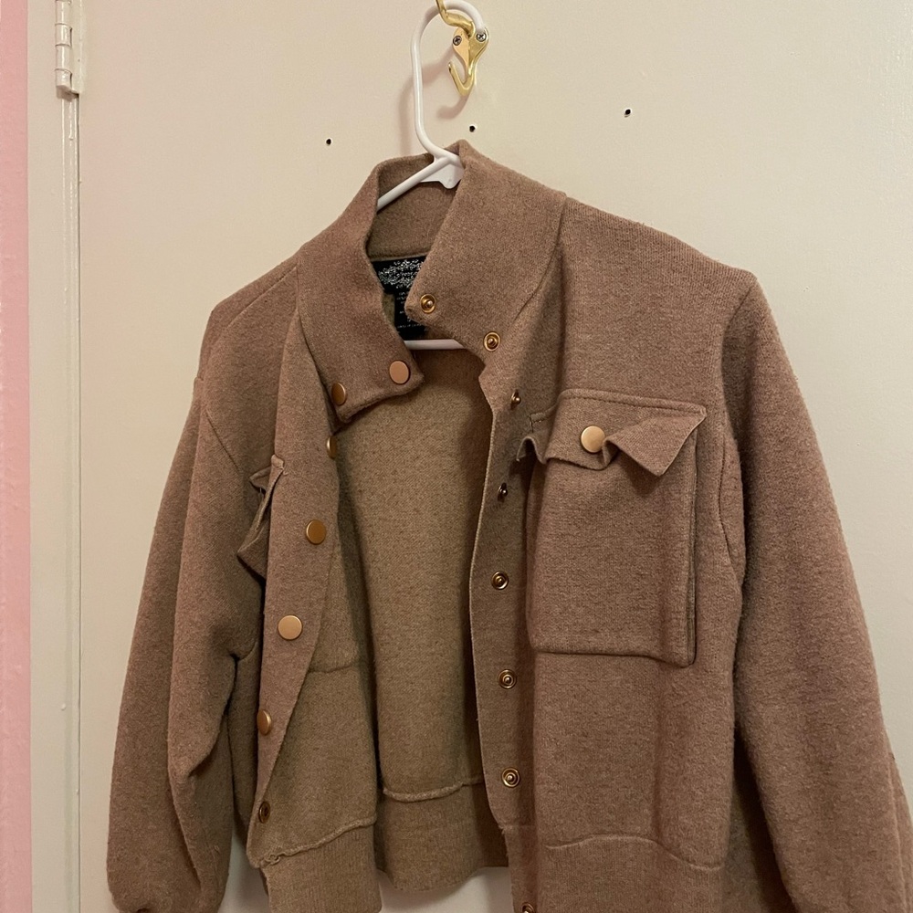 Forever 21 Tan Military Field Jacket